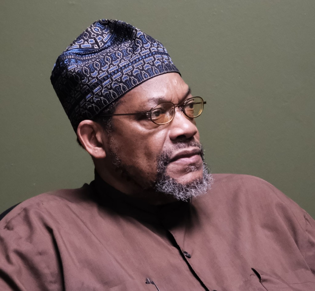 Atlanta faith leader and chaplain to the justice-impacted Muslim community, Imam Furqan Muhammad in his office at Masjid Al-Mu'Minun in Atlanta. (John Arthur Brown)