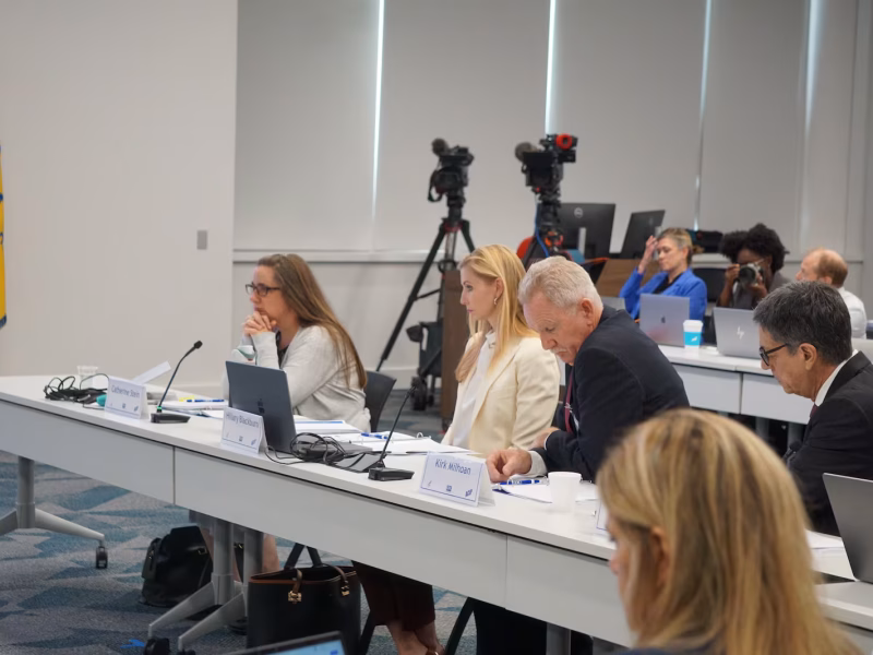 Members of the CDC Advisory Committee on Immunization Practices, which includes the COVID Vaccine, meet in Atlanta in September.