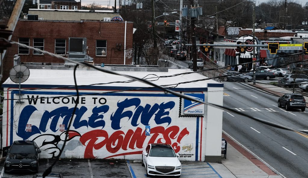 An image of the Little Five Points post office