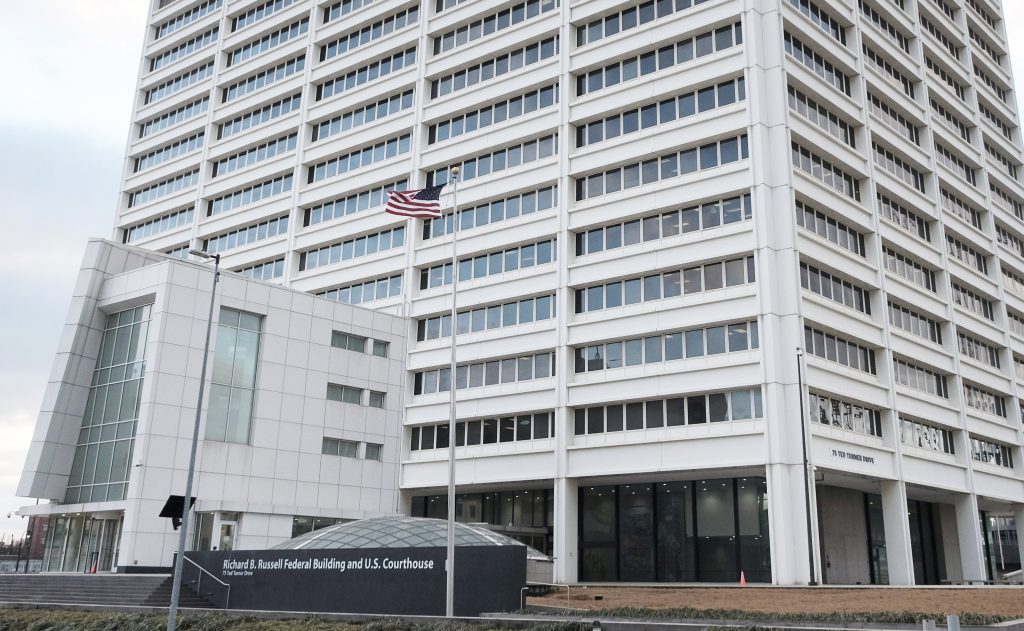 The Richard B. Russell Federal Building and Courthouse where a federal judge has dismissed claims in a lobbyist's lawsuit against the City of Atlanta and its former inspector general. 