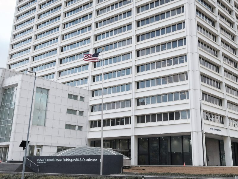 The Richard B. Russell Federal Building and Courthouse where a federal judge has dismissed claims against the City of Atlanta and its former inspector general.