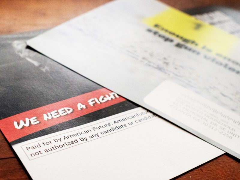 American Future PAC mailers sent in support of Kenn Collier in the Georgia House District 62 race