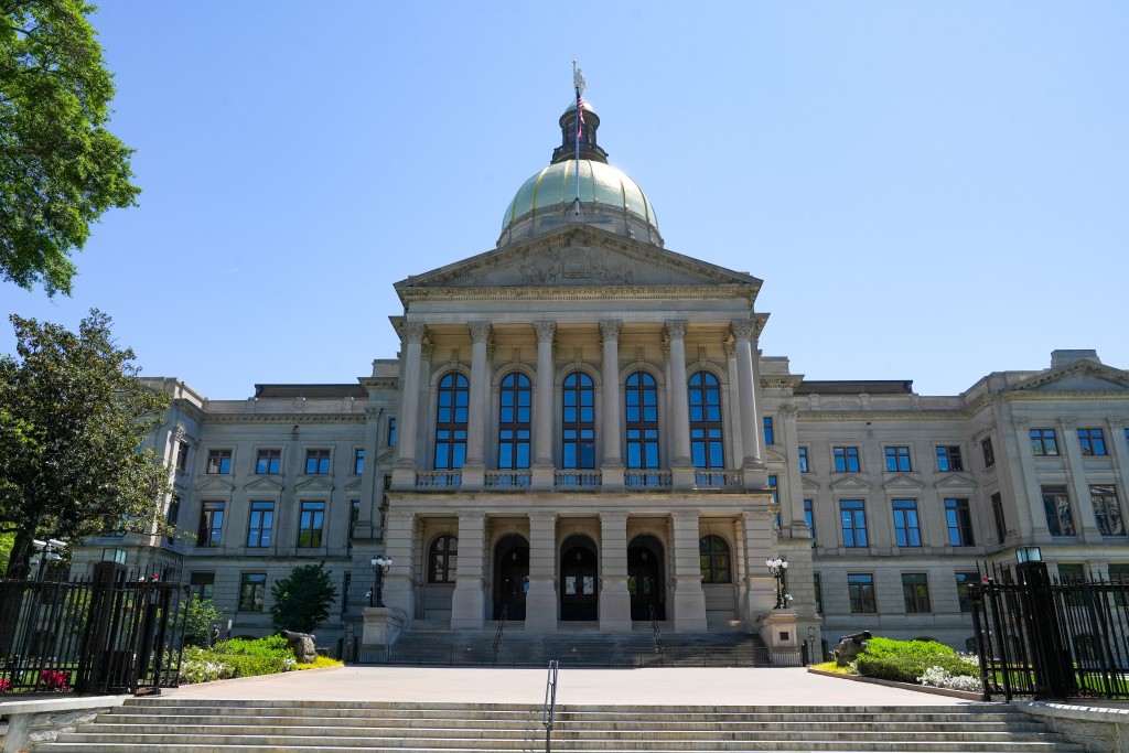 The Georgia State Capital can be seen in Atlanta, Georgia, U.S., April 9, 2026. ACPC/Megan Varner