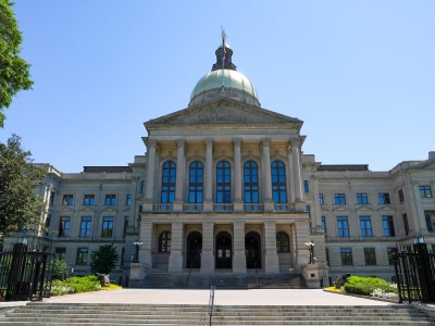 The Georgia State Capital can be seen in Atlanta, Georgia, U.S., April 9, 2026. ACPC/Megan Varner