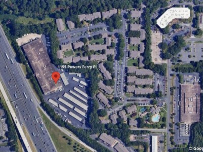 Google Maps image of 1155 Powers Ferry Place, Marietta, Georgia.